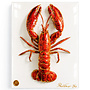 Lobster Time - Red | Mixed Media Art Edition | Rick Triest - 80x100 cm