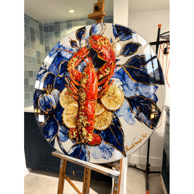 Lobster Time – La Dolce Vita | Mixed Media Art Edition | Rick Triest