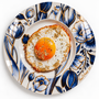 Delft Blue – Sunny Side Up | Mixed Media Art Edition | Rick Triest