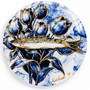 Delft Blue – The Gilded Sardine | Mixed Media Art Edition | Rick Triest