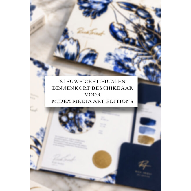 Delft Blue – Sunny Side Up | Mixed Media Art Edition | Rick Triest