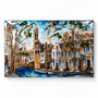 Amsterdam Westertoren Midnight Blue | Mixed Media Art Edition | Rick Triest