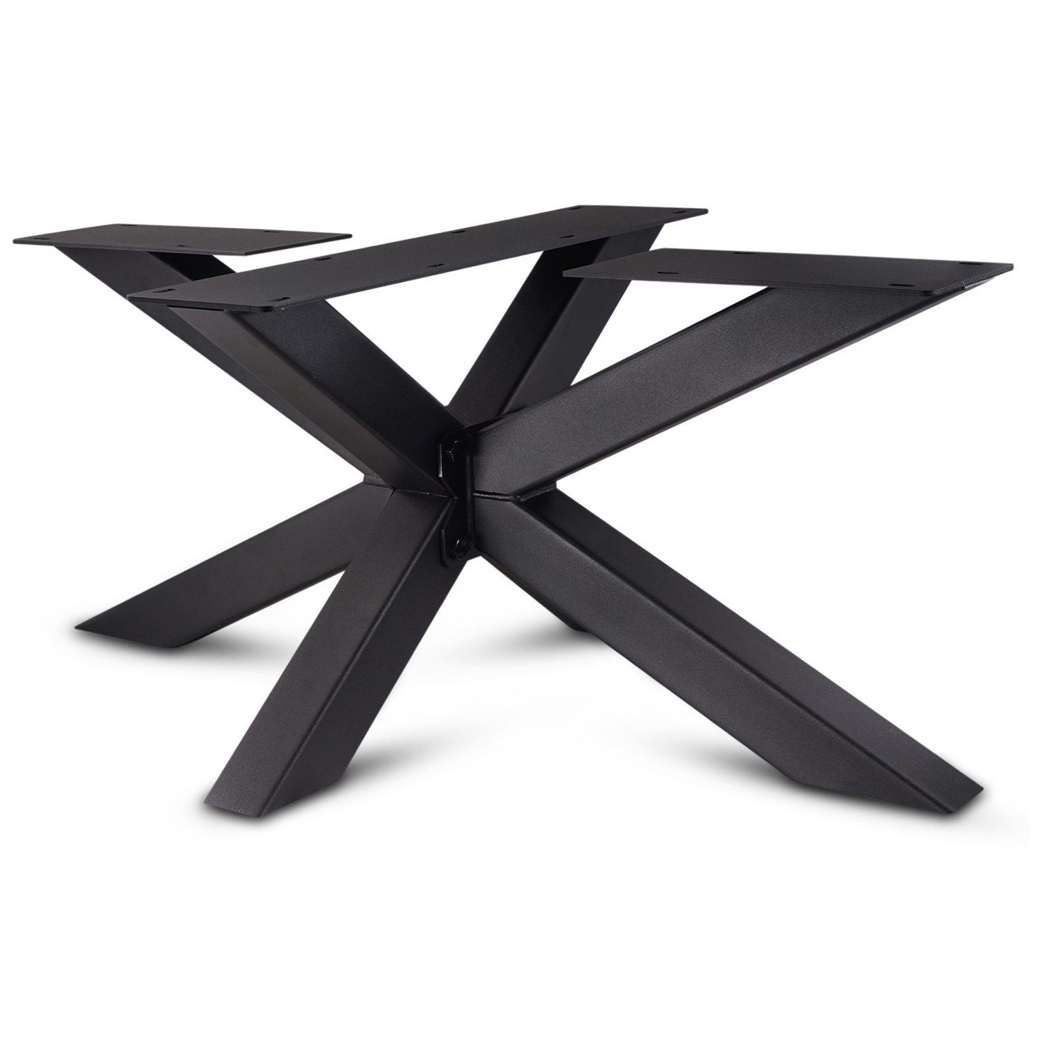 Stalen salontafel onderstel Matrix (3d) - 6x6cm, 60x90cm, 38 cm hoog! |  EIKENvakman
