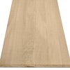Eiken blad - fijnbezaagd look - op maat - 3 cm dik - foutvrij eikenhout (A/B) - verlijmd, smalle lamel - 30 mm