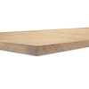 Eiken blad - gezandstraald - op maat - 2 cm dik - rustiek eikenhout (B/C) - verlijmd, smalle lamel - 20 mm