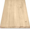 Eiken blad / paneel op maat - 4 cm dik (2 laags) - rustiek Europees eikenhout - verlijmd kd 8-12% - 15-120x20-350 cm