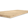 Eiken blad - op maat - 2 cm dik - rustiek eikenhout (B/C) - verlijmd paneel, smalle lamel - 20 mm Eiken blad - op maat - 2 cm dik - rustiek eikenhout (B/C) - verlijmd paneel, smalle lamel - 20 mm
