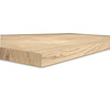 Eiken blad - op maat - 4 cm dik - rustiek eikenhout (B/C) - verlijmd paneel, smalle lamel - 40 mm