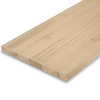 Eiken blad - fijnbezaagd look - op maat - 4 cm dik - rustiek eikenhout (B/C) - verlijmd, smalle lamel - 40 mm