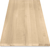 Eiken blad / paneel op maat - 4 cm dik (1-laag) - Foutvrij Europees eikenhout - verlijmd kd 8-12% - 15-120x20-350 cm