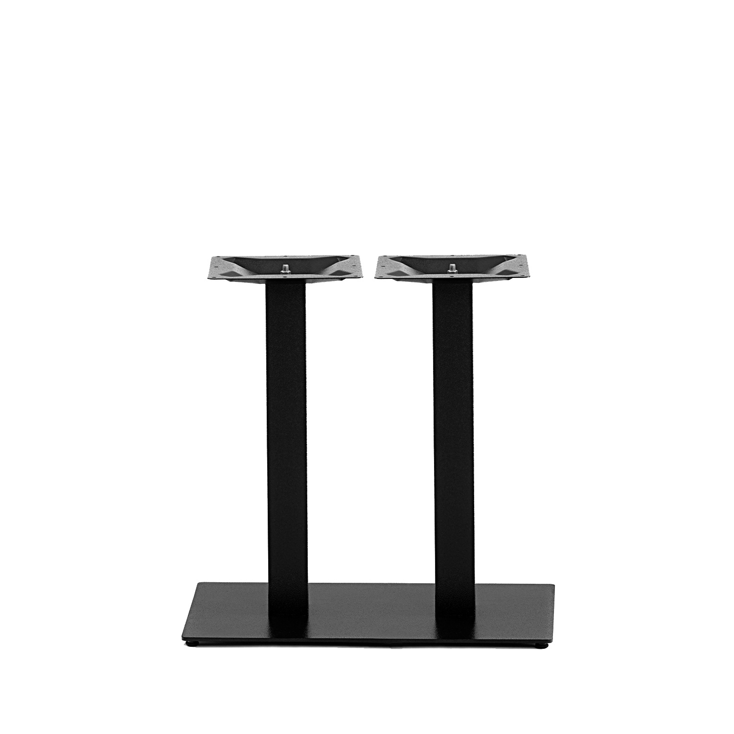 Gietijzeren (horeca)tafel onderstel vierkant zwart - 72 cm hoog! | EIKENvakman