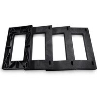 Adapter- 4 stuks - adapters voor stalen tafelpoten / tafelonderstel