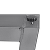 RVS Trapeze tafelpoten ELEGANT (SET) 4x10 cm - 78-95 cm breed - 72 cm hoog - Trapezium poot - Geborsteld INOX 304