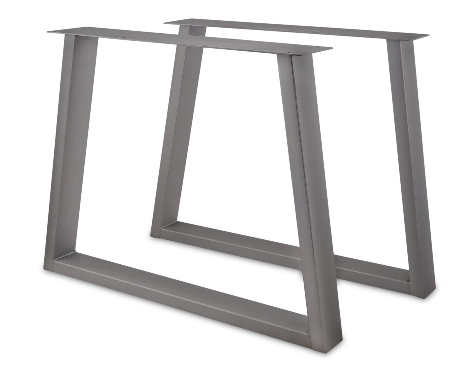 kwaad plotseling woede RVS Trapeze tafelpoten SLANK 2x10 cm, 78-95 cm breed & 72 cm hoog! |  EIKENvakman