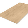 Eiken tafelblad rustiek verjongd - op maat - 3 cm dik (1-laag) - met verjongde rand - rustiek Europees eikenhout - verlijmd kd 8-12% - 50-120x50-300 cm