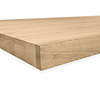 Eiken tafelblad op maat - 6 cm dik (3 laags) - rustiek Europees eikenhout - verlijmd kd 8-12% - 70-120x140-350 cm