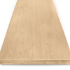 Eiken tafelblad op maat - 6 cm dik (3 laags) - foutvrij Europees eikenhout - verlijmd kd 8-12% - 70-120x140-350 cm