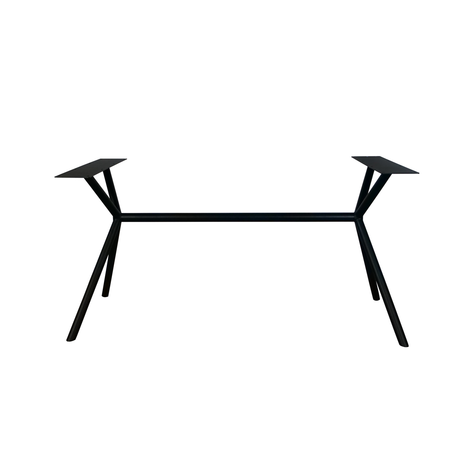 Stalen salontafel onderstel 3D X-poten frame 56x90cm, 38 cm hoog | EIKENvakman