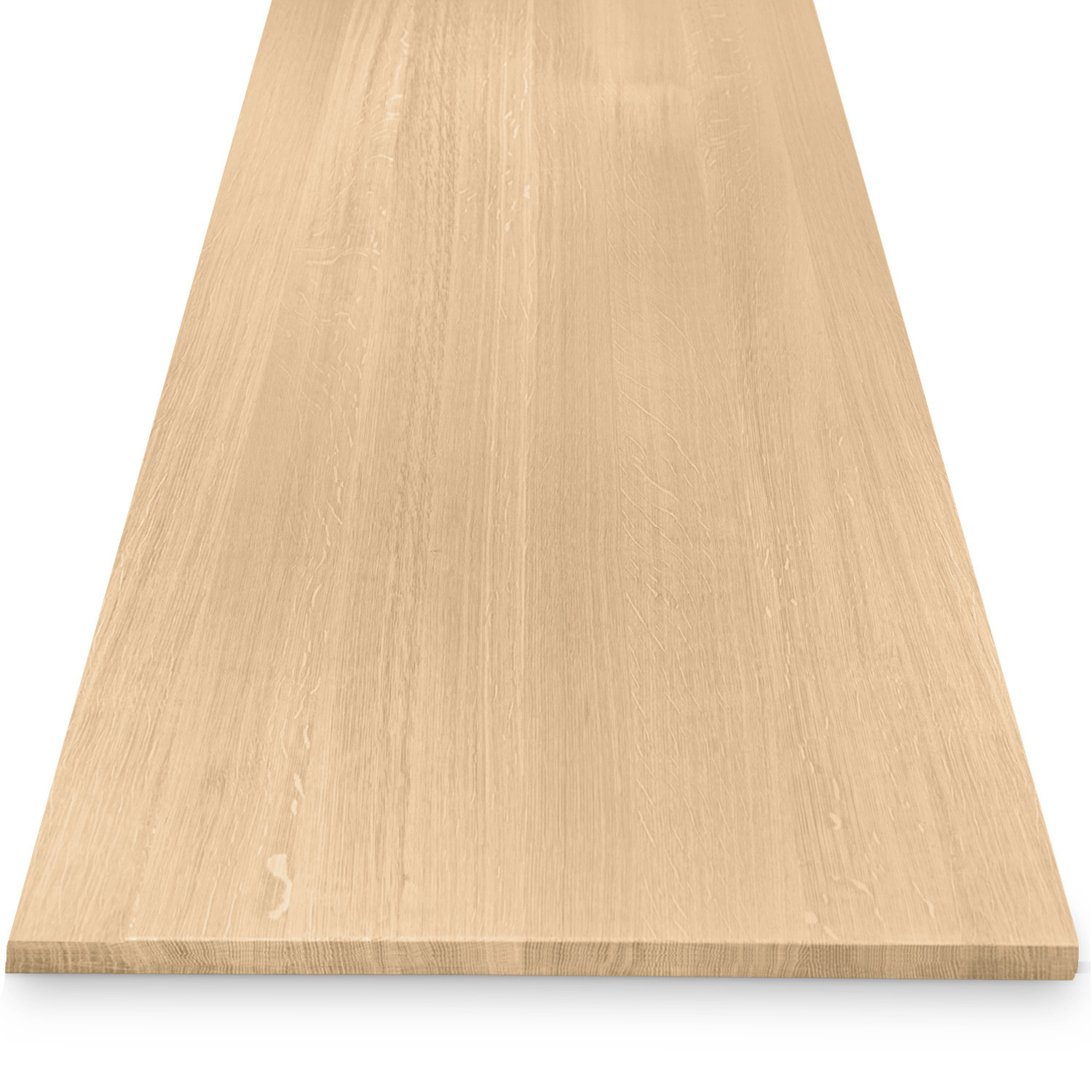  Eiken tafelblad op maat - 2,3 cm dik (1-laag) - foutvrij Europees eikenhout - verlijmd kd 8-12% - 50-120x50-300 cm