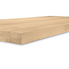 Eiken tafelblad op maat - 5 cm dik (2-laags) - foutvrij Europees eikenhout - verlijmd kd 8-12% - 50-120x50-350 cm