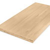 Eiken tafelblad op maat - 4,6 cm dik (2-laags) - rustiek Europees eikenhout - verlijmd kd 8-12% - 50-120x50-260 cm