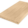 Eiken tafelblad op maat - 8 cm dik (2-laags) - rustiek Europees eikenhout - verlijmd kd 8-12% - 50-120x50-350 cm