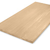 Eiken tafelblad op maat - OPGEDIKT - 4 cm dik (2-laags rondom) - foutvrij Europees eikenhout - verlijmd kd 8-12% - 50-120x50-300 cm