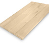 Eiken (horeca) tafelblad rechthoekig - 4 cm dik (massief) - diverse afmetingen - extra rustiek Europees eikenhout - Diverse afmetingen - verlijmd kd 10-12% - optioneel geborsteld en V-groeven
