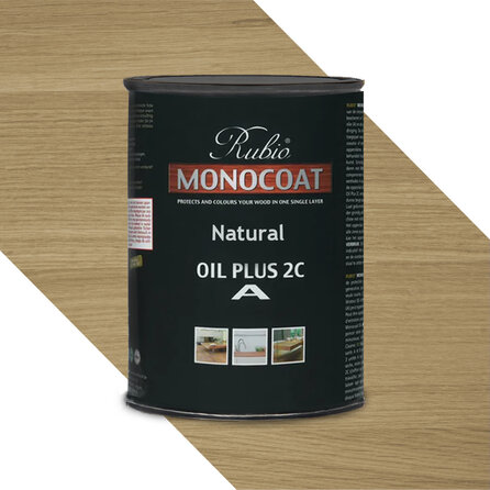 Rubio Monocoat olie - 1 liter - 1 (A) component - geschikt voor binnen