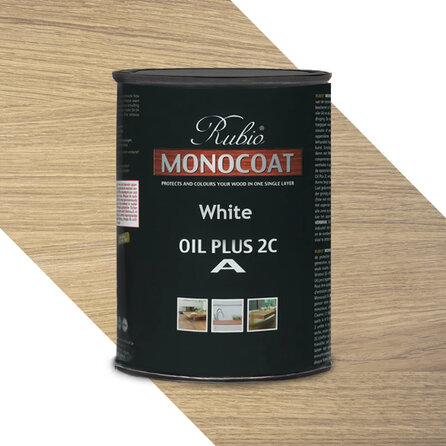 Rubio Monocoat olie - 1 liter - 1 (A) component - geschikt voor binnen