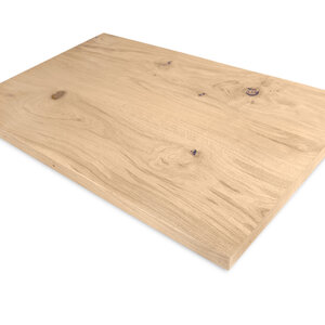 Eiken fineer blad - op maat - 4 cm - rustiek eikenfineer