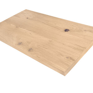 Eiken fineer blad - op maat - 5,2 cm - rustiek eikenfineer