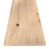 Eiken fineer blad - op maat - 5,2 cm dik - rustiek (B-kwaliteit) eikenhout dikfineer - verlijmde eikenfineer plaat / (meubel)paneel - 52 mm