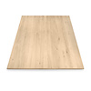 Eiken paneel - 2 cm dik - 3-laags massief - rustiek eikenhout (B/C) - 3 lagen kruislings verlijmd meubelpaneel / timmerpaneel - 20 mm