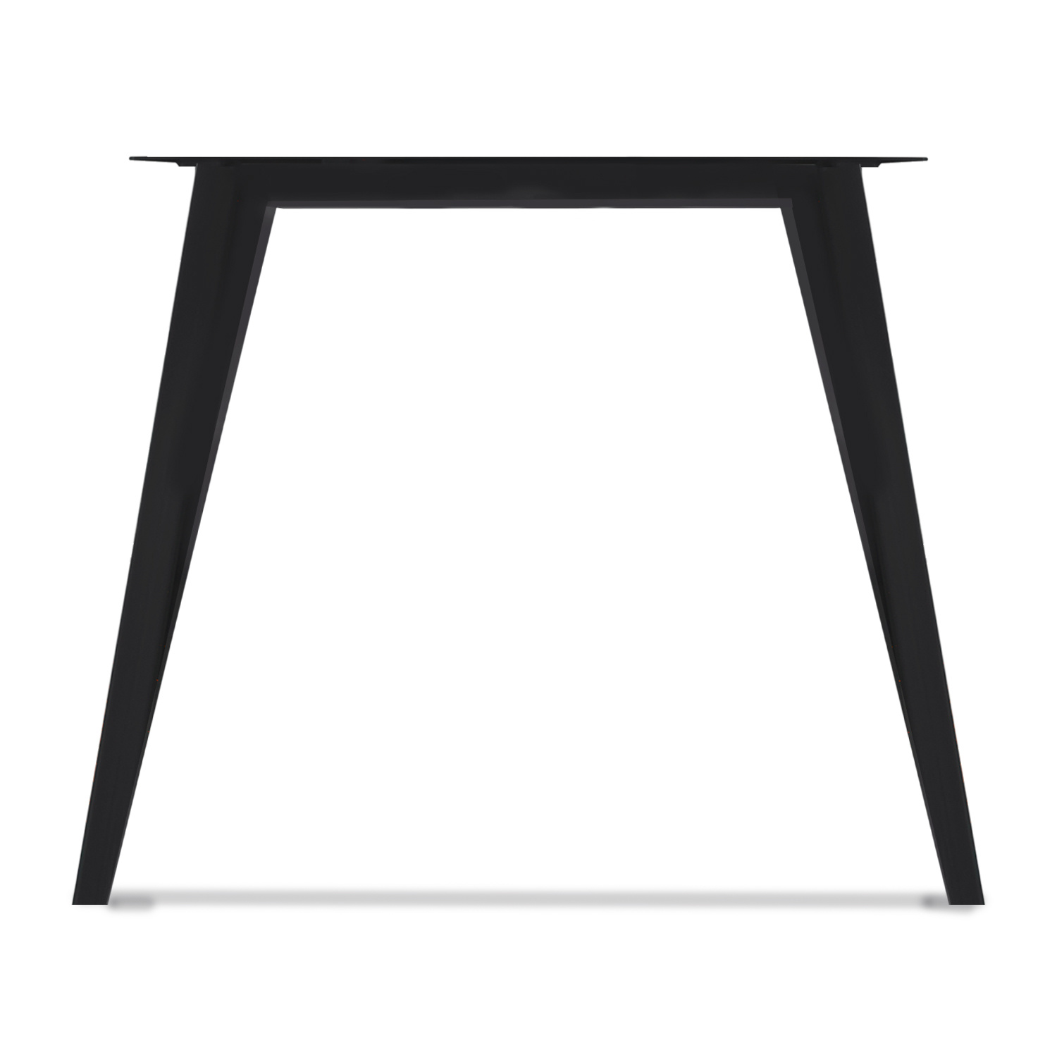  Stalen N-tafelpoten SIERLIJK (SET) - 94 cm breed - 72 cm hoog - N-poot GEPOEDERCOAT zwart