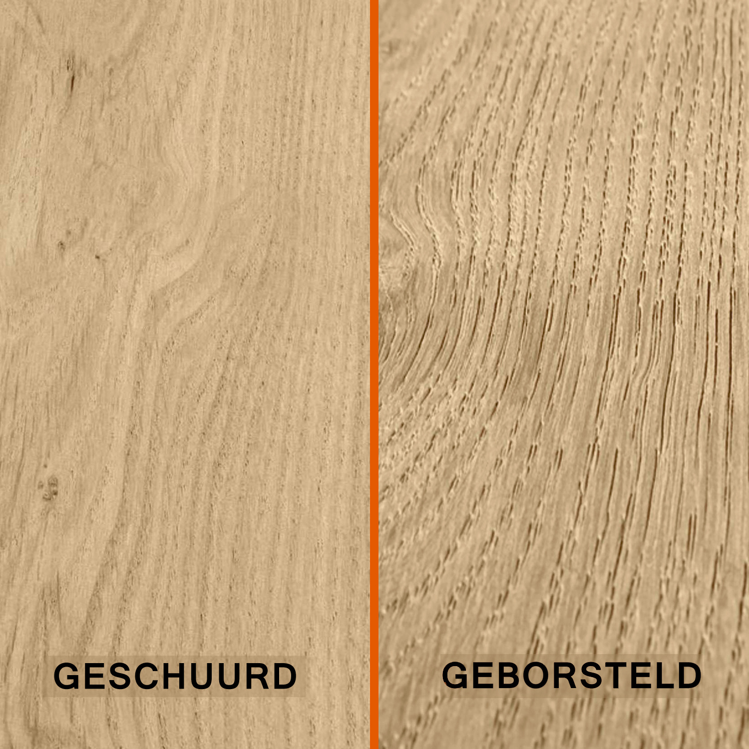  Eiken tafelblad - 4 cm dik (massief) - diverse afmetingen - extra rustiek Europees eikenhout - verlijmd kd 10-12%