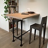 Eiken tafelblad op maat - 4 cm dik (2-laags) - foutvrij Europees eikenhout - verlijmd kd 8-12% - 50-120x50-350 cm