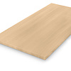 Eiken tafelblad - 4 cm dik (1-laag) - Diverse afmetingen - foutvrij Europees eikenhout - met brede lamellen (circa 10-12 cm) - verlijmd kd 8-12%