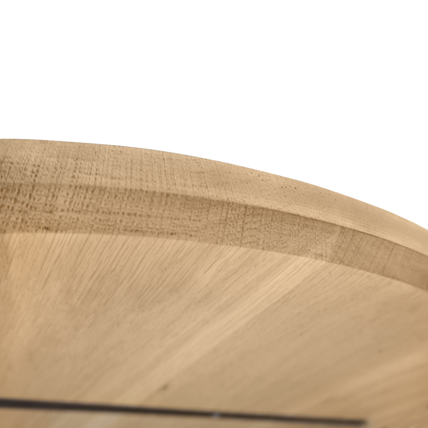  Deens ovaal eiken tafelblad - 2,5 cm dik (1-laag) - Diverse afmetingen - extra rustiek Europees eikenhout - met extra brede lamellen (circa 14-20 cm) - verlijmd kd 8-12%