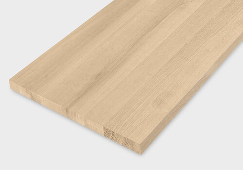 Eiken (meubel)blad foutvrij (A/B) bij EIKENvakman.nl! Topcollectie foutvrije eiken bladen, Ambachtelijk verlijmd A-kwaliteit eikenhout, voordelig online!
