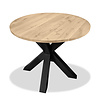 Eiken tafelblad - rond - 2,7 cm dik - rustiek eikenhout (B/C) - verlijmd, brede lamel (9-12 cm) - 27 mm Eiken tafelblad - rond - 2,7 cm dik - rustiek eikenhout (B/C) - verlijmd, brede lamel (9-12 cm) - 27 mm