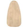 Eiken tafelblad - traan / druppel - 2,7 cm dik - foutvrij eikenhout (A/B) - verlijmd, brede lamel (9-12 cm) - 27 mm