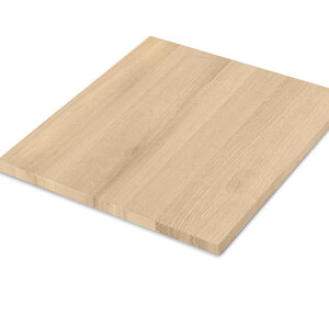 Eiken tafelblad - vierkant - op maat - 4 cm - foutvrij