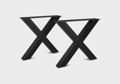 Stalen salontafel poten Stalen salontafel poten bestelt u voordelig online bij EIKENvakman. Prachtige, stoere salon tafelpoten, met zwarte coating - in diverse vormen & maten!