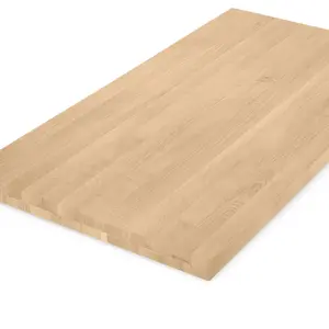 Eiken tafelblad - op maat - 6 cm (2-laags) - foutvrij