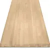 Eiken tafelblad - op maat - 6 cm dik - 2-laags massief - foutvrij eikenhout (A/B) - verlijmd, smalle lamel - 60 mm