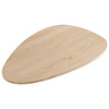 Eiken tafelblad - organisch / kiezel - 3 cm dik - foutvrij eikenhout (A/B) - verlijmd, smalle lamel - 30 mm