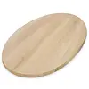 Eiken tafelblad - ovaal / ellips - 4 cm dik - foutvrij eikenhout (A/B) - verlijmd, smalle lamel - 40 mm