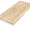 Eiken tafelblad - boomstam rand - 3 cm dik - rustiek eikenhout (B/C) - verlijmd, XL lamel (10-25 cm) - 30 mm