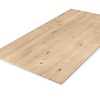 Eiken tafelblad - verjongde rand - 4 cm dik - rustiek eikenhout (B/C) - verlijmd, medium lamel - 40 mm